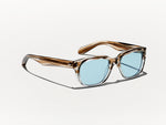 The ZINDIK SUN in Brown Smoke with Blue Glass Lenses