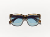#color_brown smoke | The ZINDIK SUN in Brown Smoke with Blue Glass Lenses