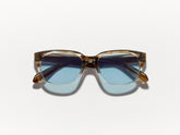 #color_brown smoke | The ZINDIK SUN in Brown Smoke with Blue Glass Lenses