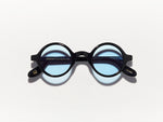 The ZOLMAN in Black with Bel Air Blue Tinted Lenses