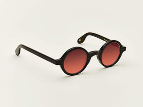 The ZOLMAN in Black with Cabernet Tinted Lenses