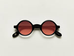The ZOLMAN in Black with Cabernet Tinted Lenses