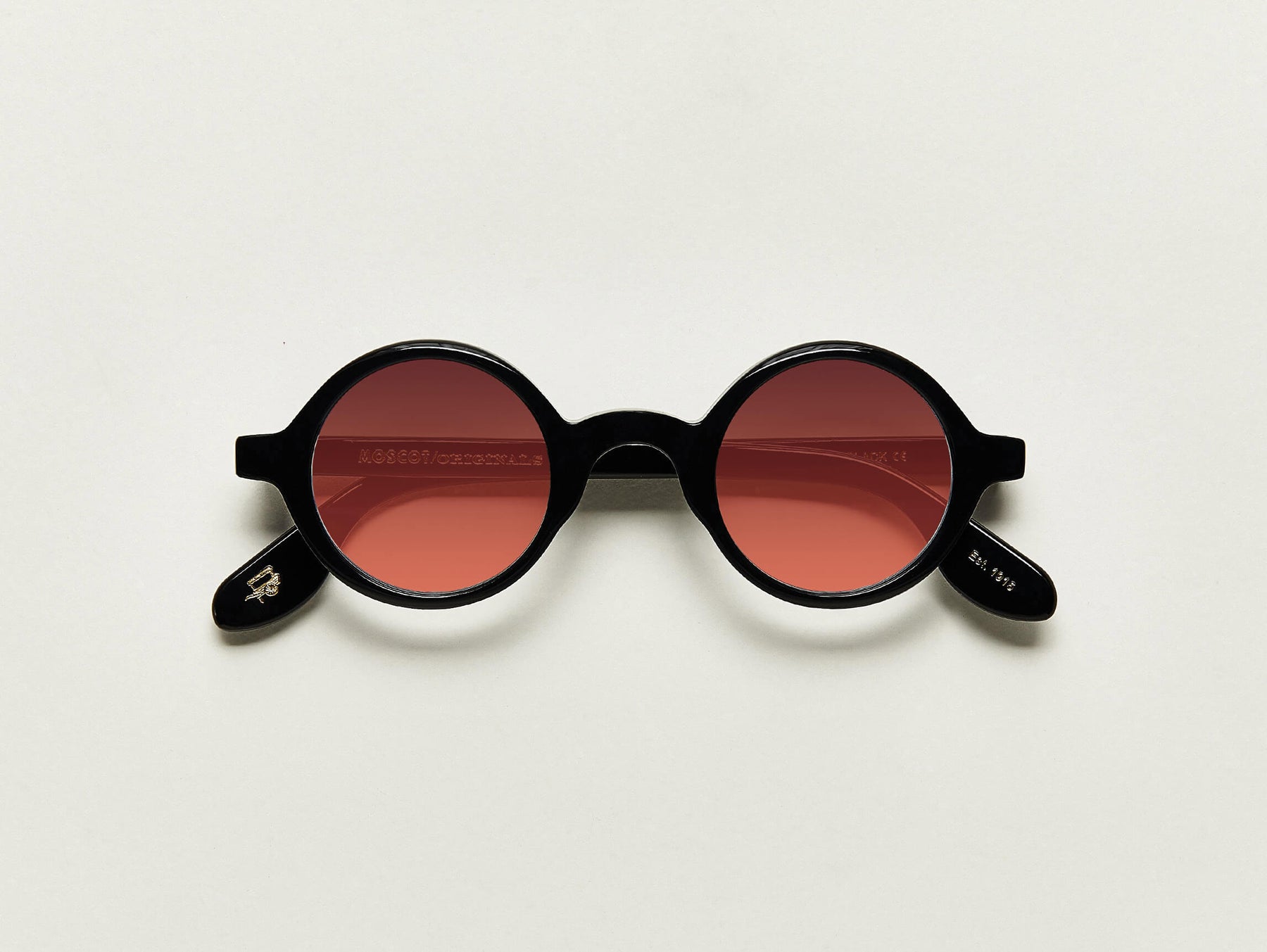 The ZOLMAN in Black with Cabernet Tinted Lenses
