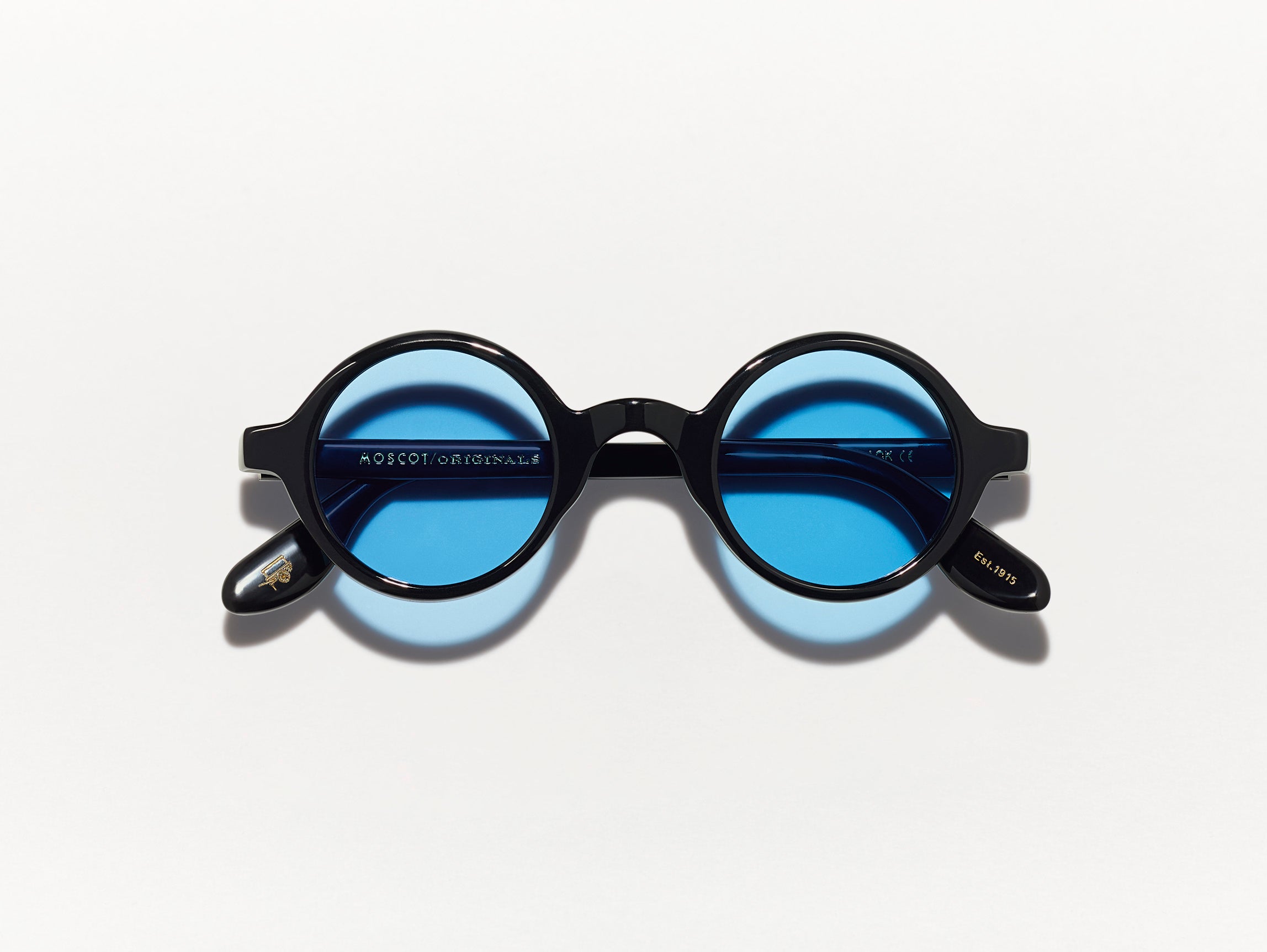#color_celebrity blue | The ZOLMAN in Black with Celebrity Blue Tinted Lenses
