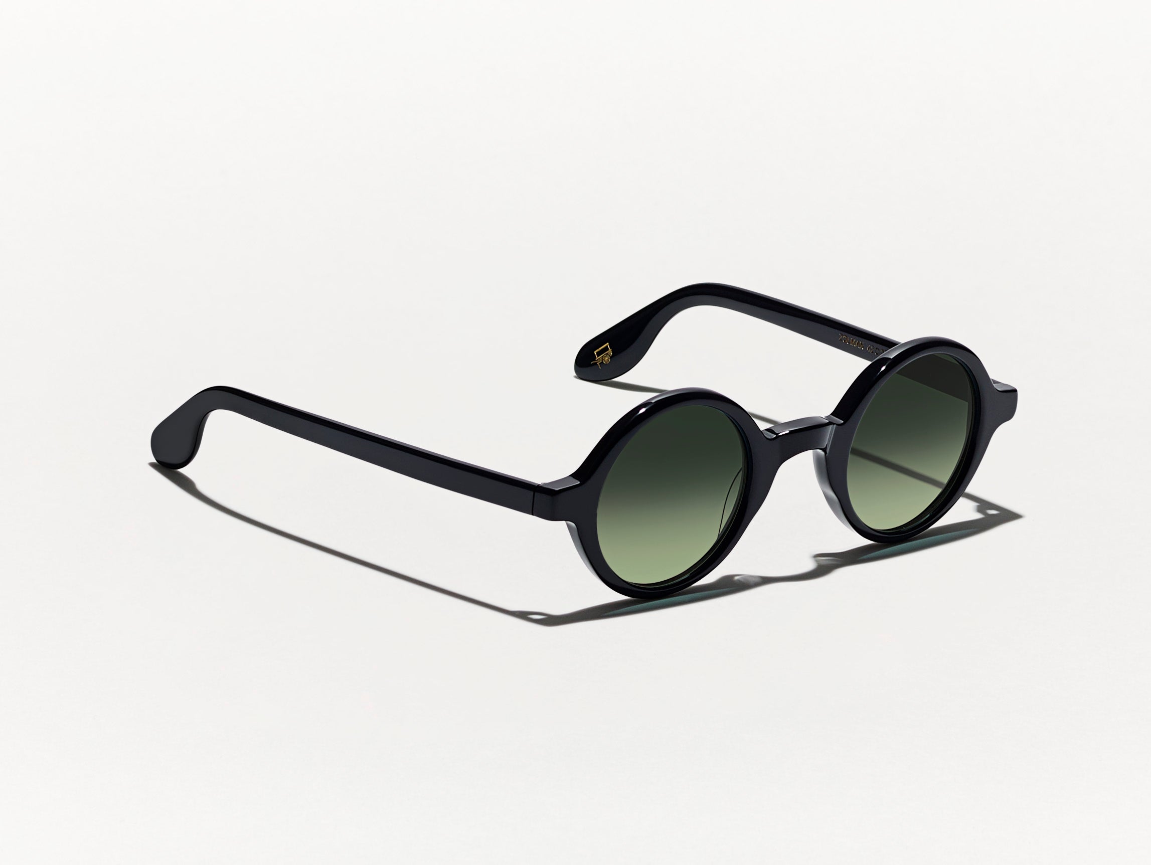 The ZOLMAN in Black with Forest Wood Tinted Lenses