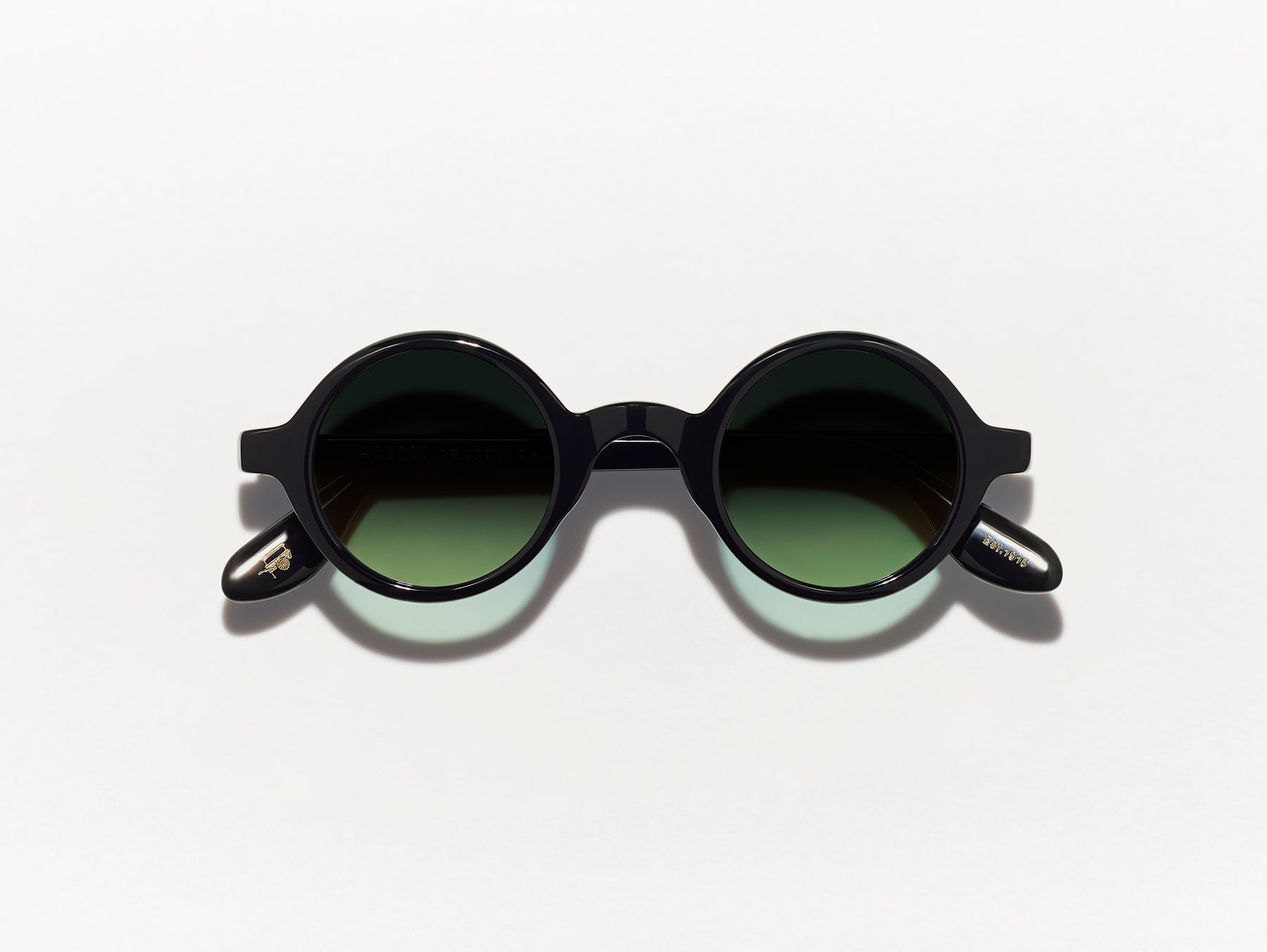 The ZOLMAN in Black with Forest Wood Tinted Lenses