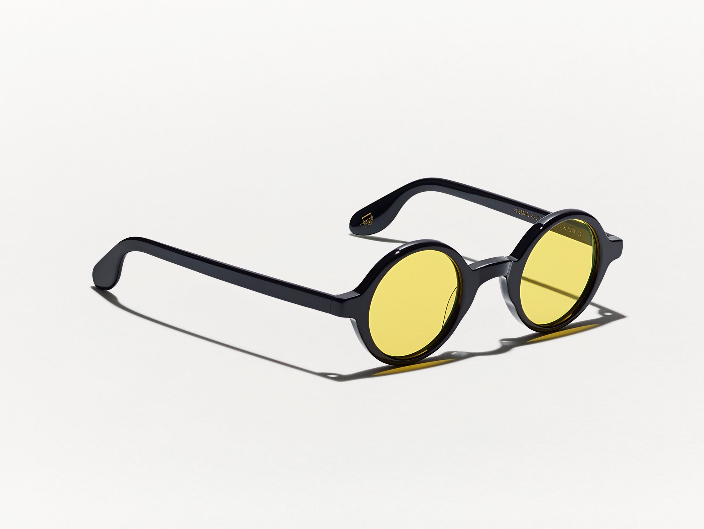 #color_mellow yellow | The ZOLMAN in Black with Mellow Yellow Tinted Lenses