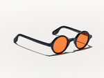 The ZOLMAN in Black with Woodstock Orange Tinted Lenses